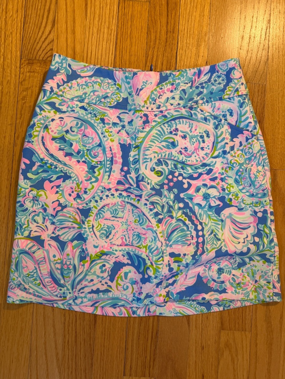 Lily Pulitzer Printed Blue Paisley Women's Skort